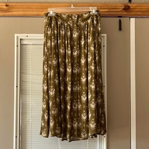 Garnet Hill midi skirt